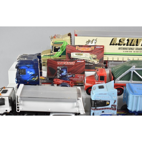 320 - A Collection of Seven Various Diecast Lorries, Unboxed