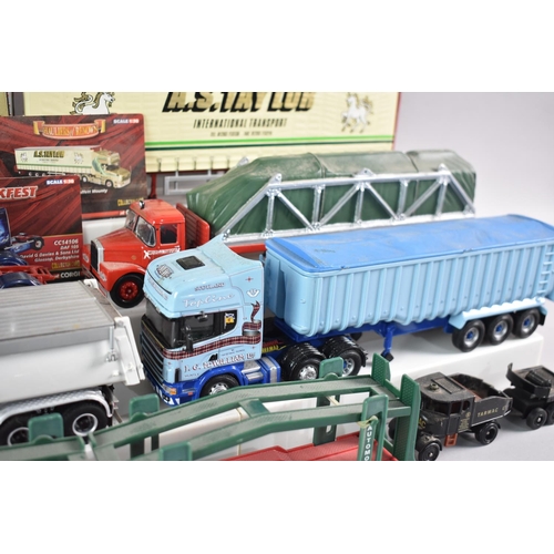 320 - A Collection of Seven Various Diecast Lorries, Unboxed