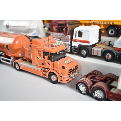 321 - A Collection of Nine Unboxed Corgi Lorries and Commercial Vehicles, Some Limited Edition