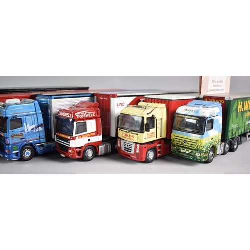 325 - A Collection of Nine Unboxed Corgi Hauliers of Renown Lorries, Limited Edition, Some with Certificat... 