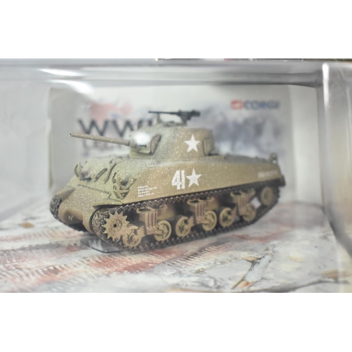 331 - Three Boxed Corgi WWII Legends Tanks