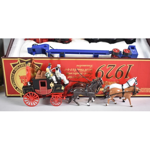 333 - A Boxed Matchbox Models of Yesteryear 1929 Scammell with Locomotive, a Boxed Passenger Coach and Hor... 