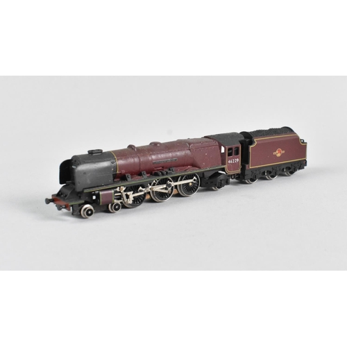 342 - A Collection of Three Unboxed N Gauge Locomotives and Tenders, British Railways and LMS, To Include ... 