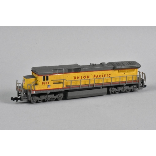 345 - Three Unboxed N Gauge American Locomotives, Union Pacific, All Bachmann diesels