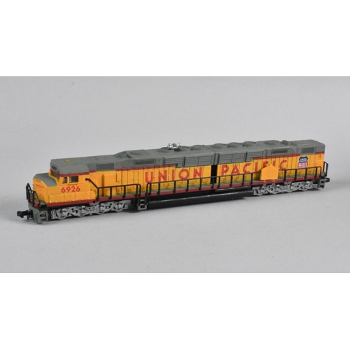 345 - Three Unboxed N Gauge American Locomotives, Union Pacific, All Bachmann diesels