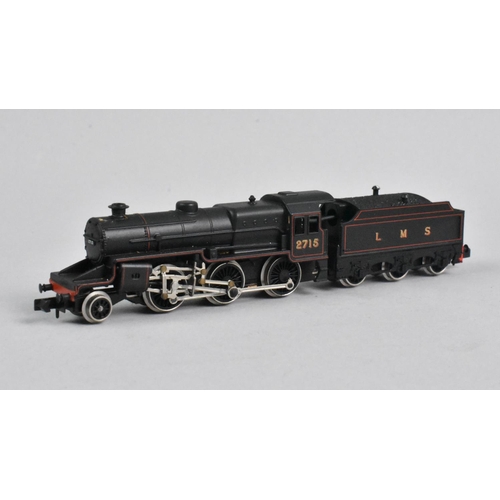 346 - Three Unboxed N Gauge Locomotives with Two Tenders LMS and British Railways, To Include Graham Faris... 