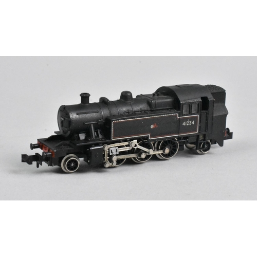 346 - Three Unboxed N Gauge Locomotives with Two Tenders LMS and British Railways, To Include Graham Faris... 