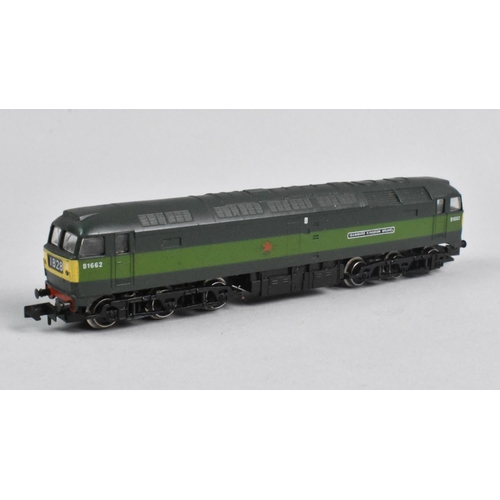 347 - A Collection of Four Unboxed N Gauge Locomotives, To Include Graham Farish BR Class 47 'Isambard Kin... 