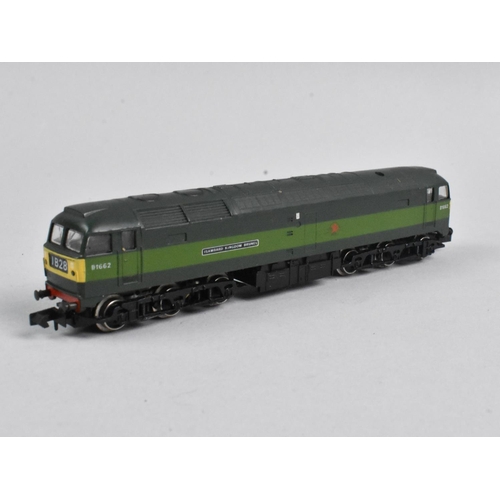 347 - A Collection of Four Unboxed N Gauge Locomotives, To Include Graham Farish BR Class 47 'Isambard Kin... 