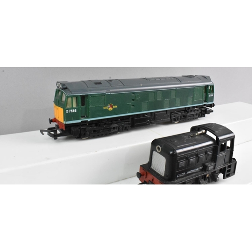 358 - Three Unboxed OO Gauge Locomotives to include Two Diesel Dockyard Shunters