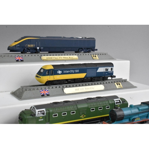 360 - A Collection of Fourteen Del Prado N Gauge Locomotives Of The World, England