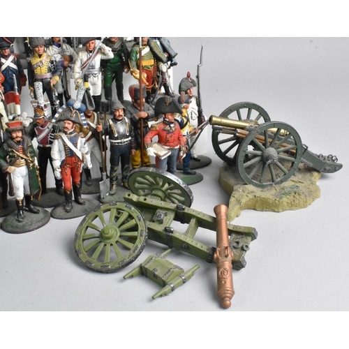 368 - A Collection of Del Prado Napoleonic Soldier Figures, Canons Etc