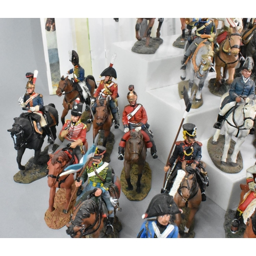 369 - A Large Collection of Del Prado Cavalry Figures together with  Thirty Five Pamphlets by Osprey Publi... 