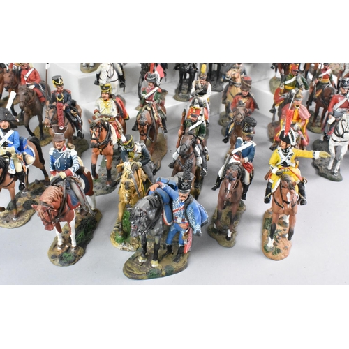 369 - A Large Collection of Del Prado Cavalry Figures together with  Thirty Five Pamphlets by Osprey Publi... 