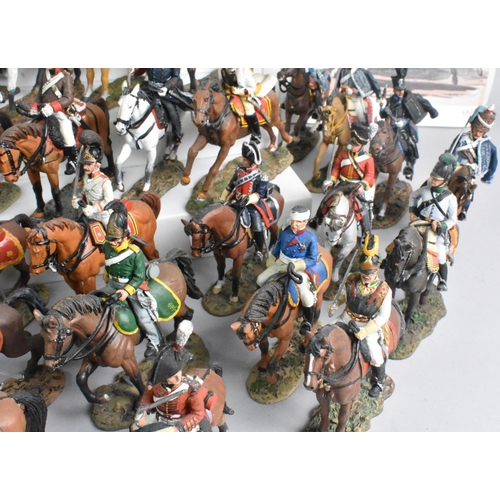 369 - A Large Collection of Del Prado Cavalry Figures together with  Thirty Five Pamphlets by Osprey Publi... 