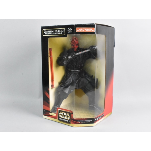 370 - A Boxed Star Wars Episode I Figure, Darth Maul, Together with Five Boxed Hasbro Figures, Battle Droi... 