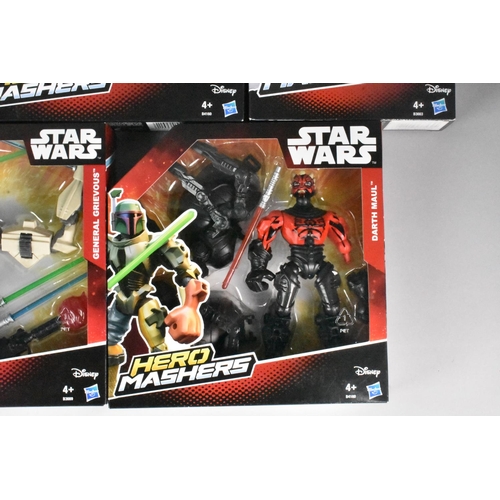 373 - Ten Boxed Disney Hasbro Star Wars Hero Mashers