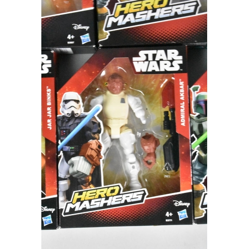 373 - Ten Boxed Disney Hasbro Star Wars Hero Mashers