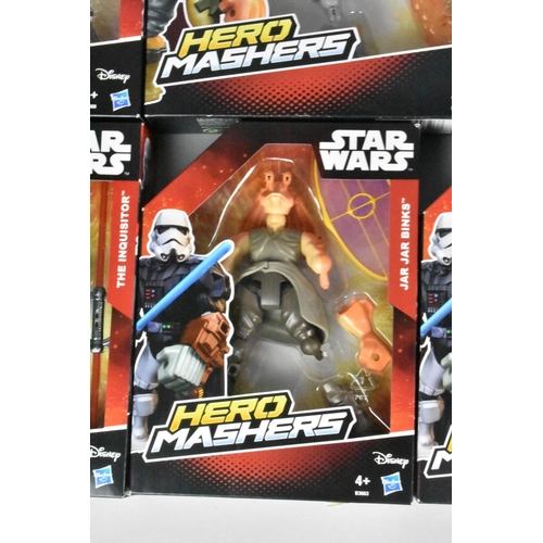 373 - Ten Boxed Disney Hasbro Star Wars Hero Mashers