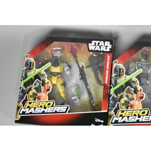 373 - Ten Boxed Disney Hasbro Star Wars Hero Mashers