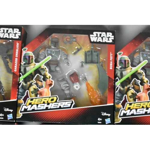 373 - Ten Boxed Disney Hasbro Star Wars Hero Mashers