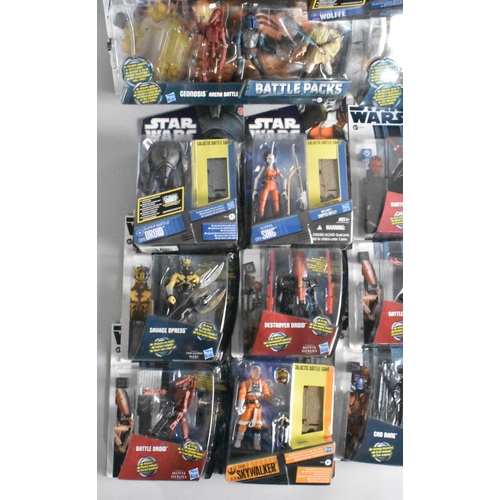 378 - A Collection of 31 Star Wars Figures in Original Blister Packs to Include Saga Legends, Clone Wars a... 