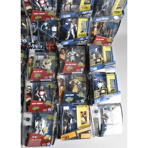 378 - A Collection of 31 Star Wars Figures in Original Blister Packs to Include Saga Legends, Clone Wars a... 