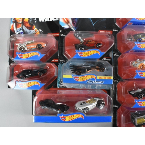 379 - A Collection of Forty Eight Star Wars Hot Wheels Vehicles and Sets in Unopened Blister Packs