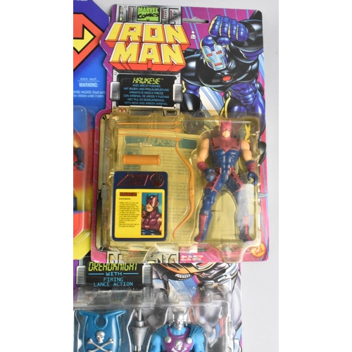 383 - A Collection of Eleven Marvel Comic Superman and Batman Figures in Unopened Packs to include Toy Biz... 