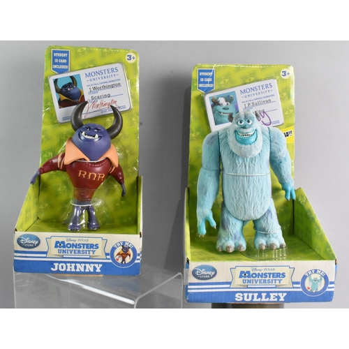 384 - A Collection of Nine Disney Store Monsters University Figures in Original Unopened Packs