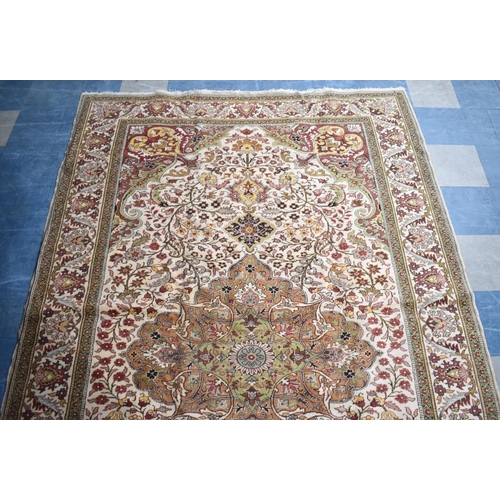 413 - A Vintage Hand Made Keysari Carpet, 315x202cms