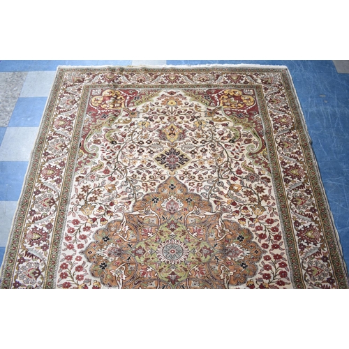 413 - A Vintage Hand Made Keysari Carpet, 315x202cms