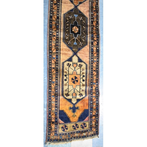 414 - An Anatolian Hand Made Runner, 462x69cms