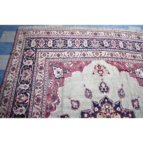 416 - A Victorian Persian Hand Made Dorokhsh Carpet C.1890, 403x305cms