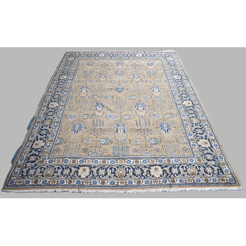 423 - An Edwardian Persian Hand Made Tabriz Carpet C.1920, 380x273cms