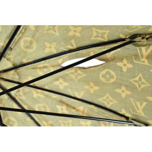 437 - An Early 20th Century Louis Vuitton Parasol, One Small Tear to Monogram Fabric