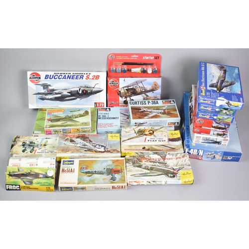 A Collection of Twenty Model Kits to Include Airfix, Revell etc