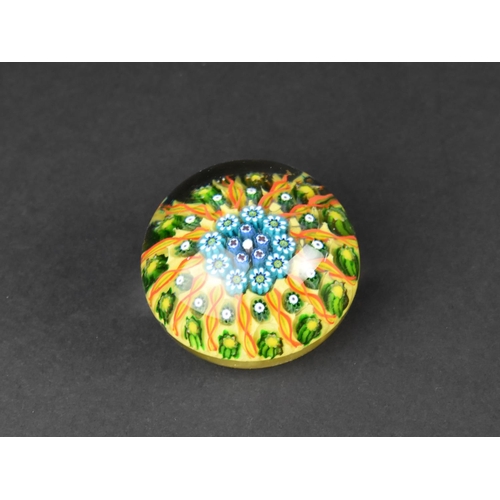 33 - A Small Millefiori Glass Paperweight, 6cms Diameter