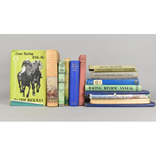 529 - A Collection of Various Vintage Published Books on a Topic of Horse Racing