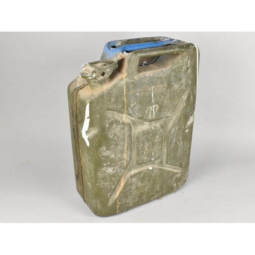 541 - Green Painted Jerry Can, Dated 1975, 47cm high