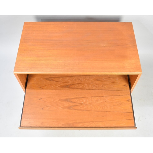 597 - A 1970s G-Plan TV Stand and Media Cabinet with Fitted Base Drawer, 82.5cms Wide