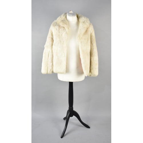 554 - A Fur Jacket, French Rabbit Skin, Size 10