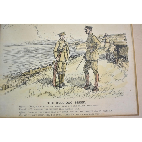 185 - A Collection of Five Military Cartoon Engravings