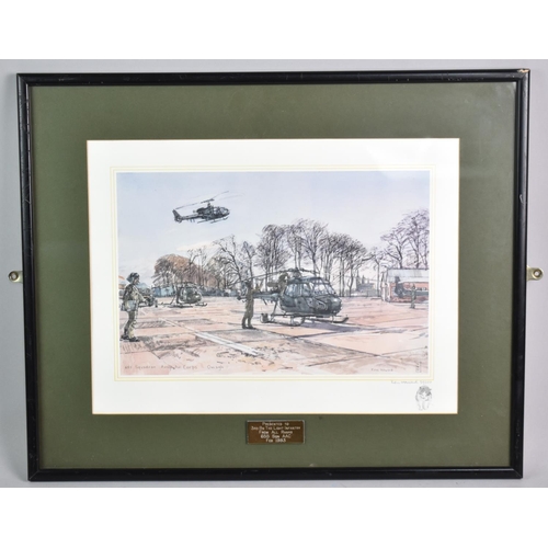 200 - A Framed Military Print, 