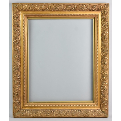 204 - A Gilt Picture Framed, The Outer Measurement 54x65cms and the Inner Measurement 39x49cms