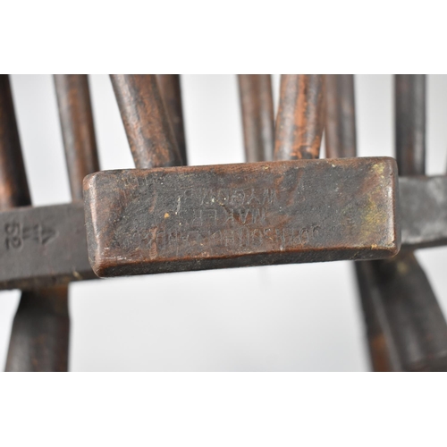 470 - A Late 19th Century Elm Seated Kitchen Chair