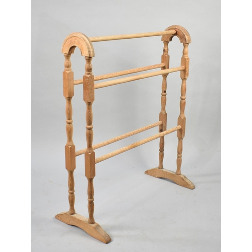 471 - A Reproduction Victorian Style Towel Rail, 64cms Wide