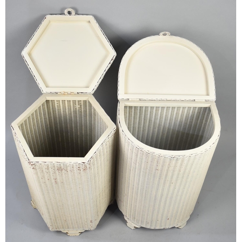 473 - Two Lloyd Loom Linen Baskets