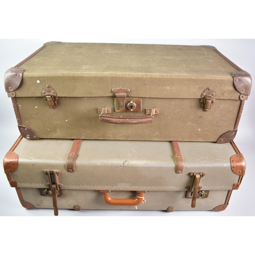 83 - Two Vintage Suitcases, 58cms Wide