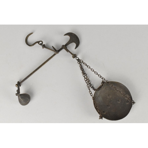 21 - A 19th Century Wrought Iron Pan Scale